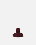 Burgundy Macramé Face Scrubber